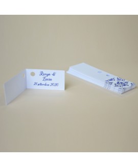 BIGLIETTINO METALLIC BLUE