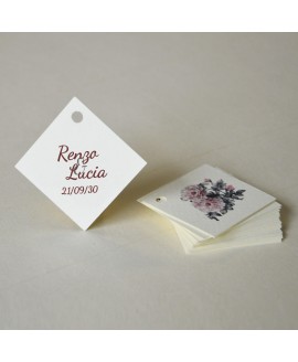 BIGLIETTINO PINK PLANTS