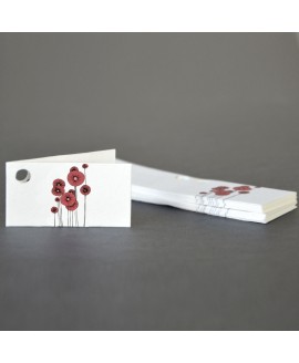 BIGLIETTINO RED POPPIES