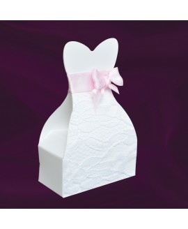 WEDDING DRESS - PIZZO - Portaconfetti