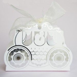 CARROZZA SILVER - Portaconfetti