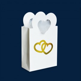 LITTLE GOLD BAG  - CUORI - Portaconfetti