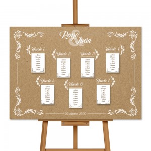 NATURAL - Tableau Mariage