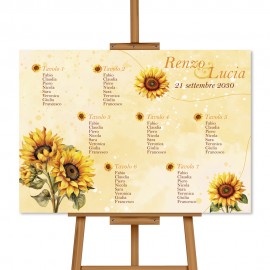 SUNFLOWER WAY - Tableau Mariage