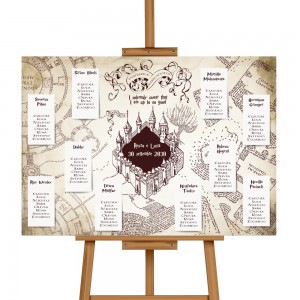 MARAUDER'S MAP - Tableau Mariage
