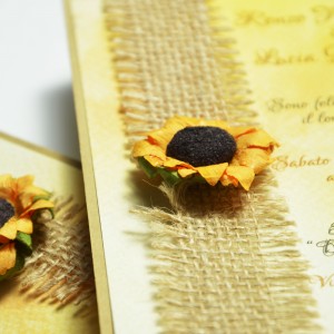 YELLOW FLOWER - Partecipazione Matrimonio
