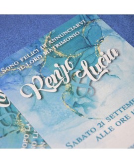 ACQUERELLO - Partecipazione Matrimonio