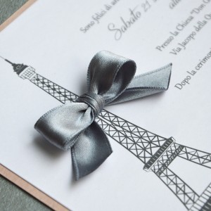 AMORE A PARIS - Partecipazione Matrimonio