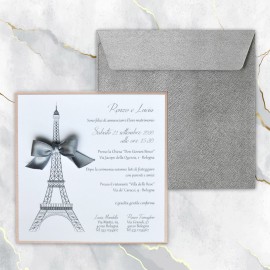 AMORE A PARIS - Partecipazione Matrimonio