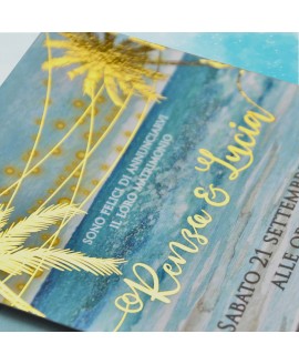 BEACH - Partecipazione Matrimonio BEACH - Partecipazione Matrimonio