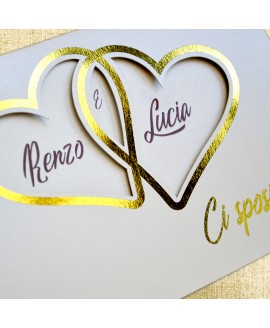 BE ROMANTIC - Partecipazione Matrimonio