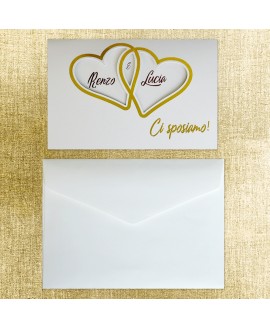 BE ROMANTIC - Partecipazione Matrimonio