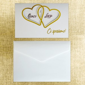 BE ROMANTIC - Partecipazione Matrimonio