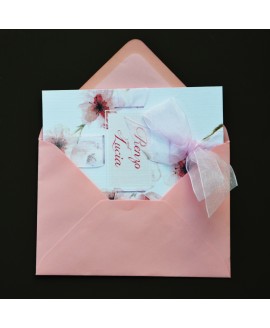 BLOSSOM PEACH - Partecipazione Matrimonio