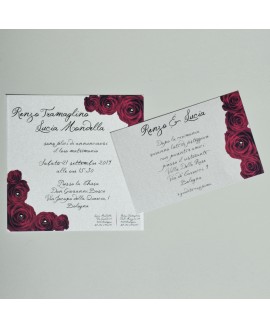 BRIGHT ROSES - Partecipazione Matrimonio