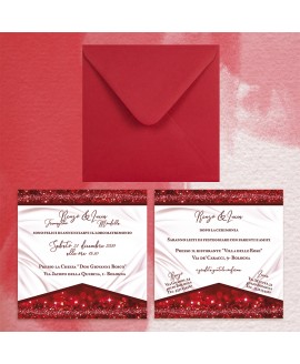 CHRISTMAS GLOW - Partecipazione Matrimonio CHRISTMAS GLOW - Partecipazione Matrimonio