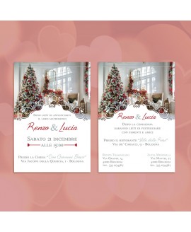 CHRISTMAS IN LOVE - Partecipazione Matrimonio CHRISTMAS IN LOVE - Partecipazione Matrimonio