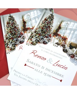 CHRISTMAS IN LOVE - Partecipazione Matrimonio CHRISTMAS IN LOVE - Partecipazione Matrimonio