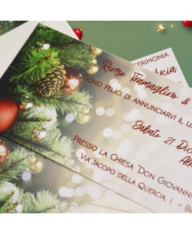 CHRISTMAS TREE - Partecipazione Matrimonio CHRISTMAS TREE - Partecipazione Matrimonio