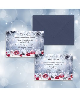 CRISTALLI DI NEVE - Partecipazione Matrimonio CRISTALLI DI NEVE - Partecipazione Matrimonio