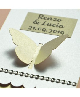 CHIC BUTTERFLY - Partecipazione Matrimonio