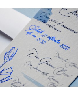 DELICATE LIGHT BLUE - Partecipazione Matrimonio