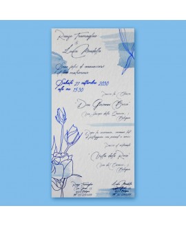 DELICATE LIGHT BLUE - Partecipazione Matrimonio