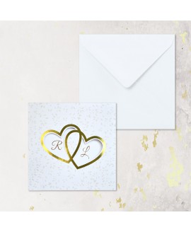 DOUBLE HEART - Partecipazione Matrimonio