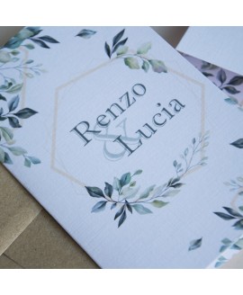 FOGLIE - Partecipazione Matrimonio