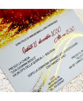 GOLDEN LOVE - Partecipazione Matrimonio GOLDEN LOVE - Partecipazione Matrimonio