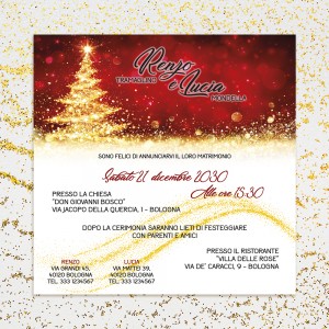 GOLDEN LOVE - Partecipazione Matrimonio