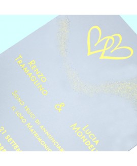 GOLD TRAIL - Partecipazione Matrimonio