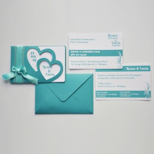 HEARTS IN THE CARIBBEAN - Partecipazione Matrimonio