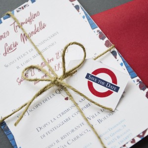 LONDON CALLING - Partecipazione Matrimonio