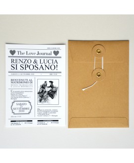 LOVE JOURNAL - Partecipazione Matrimonio
