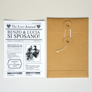 LOVE JOURNAL - Partecipazione Matrimonio