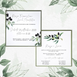 OLIVE - Partecipazione Matrimonio