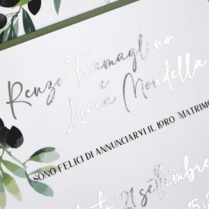 OLIVE - Partecipazione Matrimonio