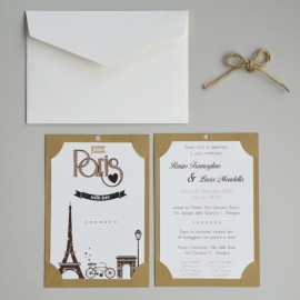FROM PARIS WITH LOVE - Partecipazione Matrimonio
