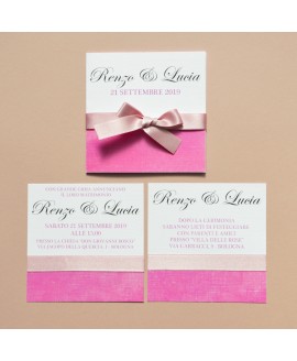 PINK - Partecipazione Matrimonio