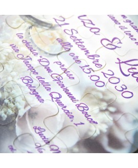 PUZZLE - Partecipazione Matrimonio