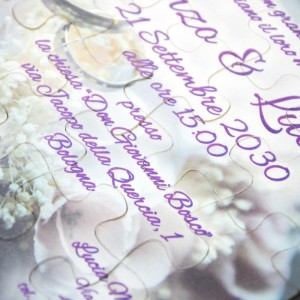 PUZZLE - Partecipazione Matrimonio