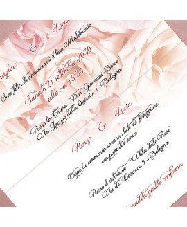 ROSE PER TE - Partecipazione Matrimonio