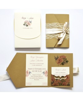 RECALL OF ROSES - Partecipazione Matrimonio