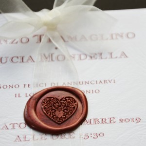 SEALING WAX - Partecipazione Matrimonio
