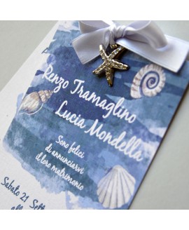 SEA LOVE - Partecipazione Matrimonio SEA LOVE - Partecipazione Matrimonio