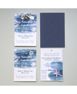 SEA LOVE - Partecipazione Matrimonio SEA LOVE - Partecipazione Matrimonio
