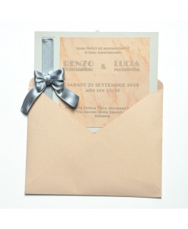 SILVER BOW - Partecipazione Matrimonio