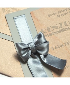 SILVER BOW - Partecipazione Matrimonio