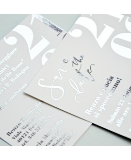 SILVER DATE - Partecipazione Matrimonio